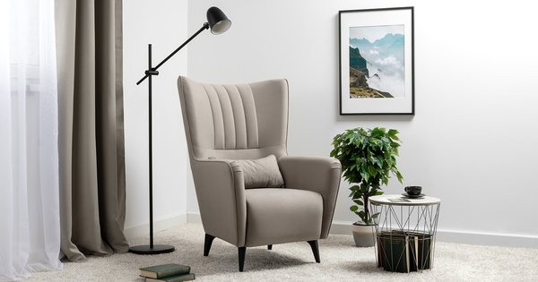 Кресло для отдыха Феличе ТК 531 велюр Велутто 08 светлый кварцевый серый