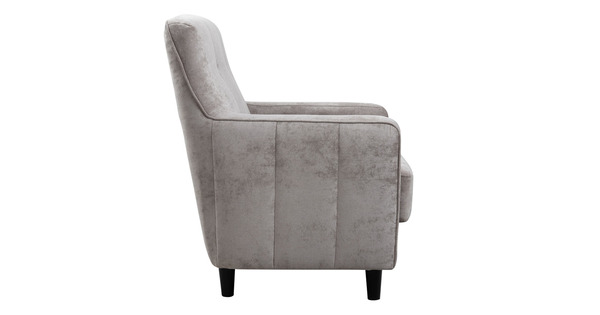 Кресло для отдыха Арно ТК 563 велюр Лаки 02 серый жемчуг