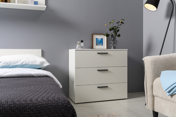 Спальня Эйр композиция 2 белый РЕ шагрень, спальное место 120 х 200