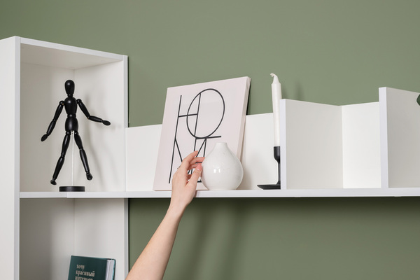 Спальня Эйр композиция 2 белый РЕ шагрень, спальное место 120 х 200