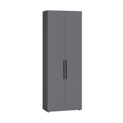 Шкаф для одежды Эйр 13.340 серый графит 0162 РЕ, собирается на любую сторону