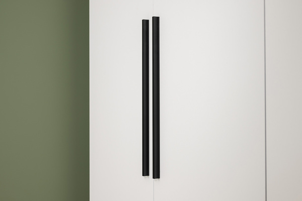 Прихожая Эйр композиция 1 белый PE шагрень, собирается на любую сторону