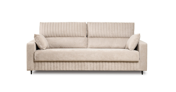 Диван-кровать прямой Изабель ТД 738 велюр Романс пебл бежевый