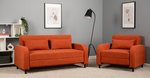 Диван-кровать прямой Киото ТД 781 велюр Epic 45 terra кирпичный