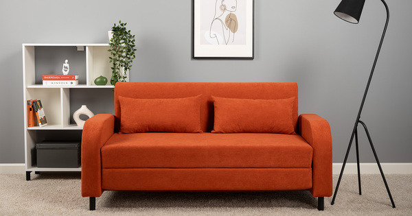 Диван-кровать прямой Киото ТД 781 велюр Epic 45 terra кирпичный