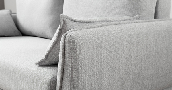 Диван-кровать прямой Макс ТД 285 жаккард Анри 31 светло-серый