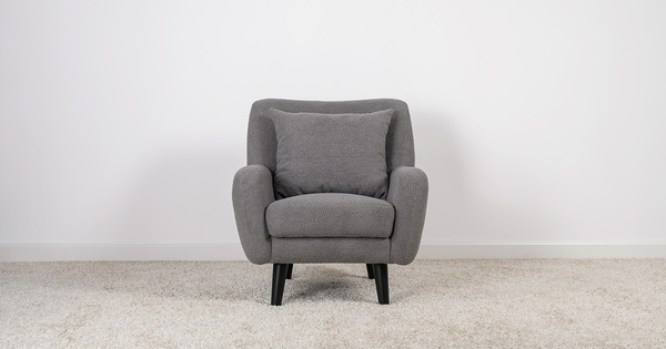 Кресло для отдыха Шон ТК 273 велюр Romeo 06 серый