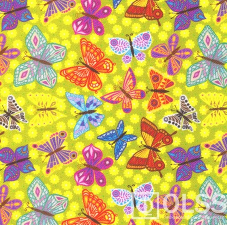 Детское кресло без подлокотников Логика обивка ткань саржа Т52 бабочки, крестовина пластик, без качания